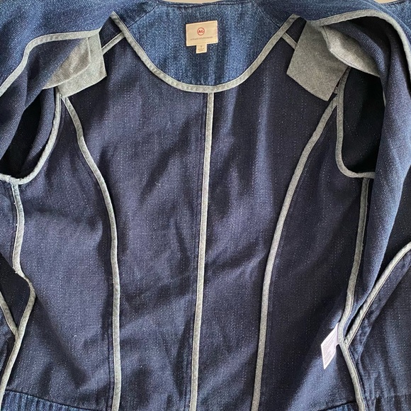 AG Delia Fringe Denim Moto Jacket | SMALL - Picture 10 of 11